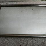 1950s wooden and mirror plateau