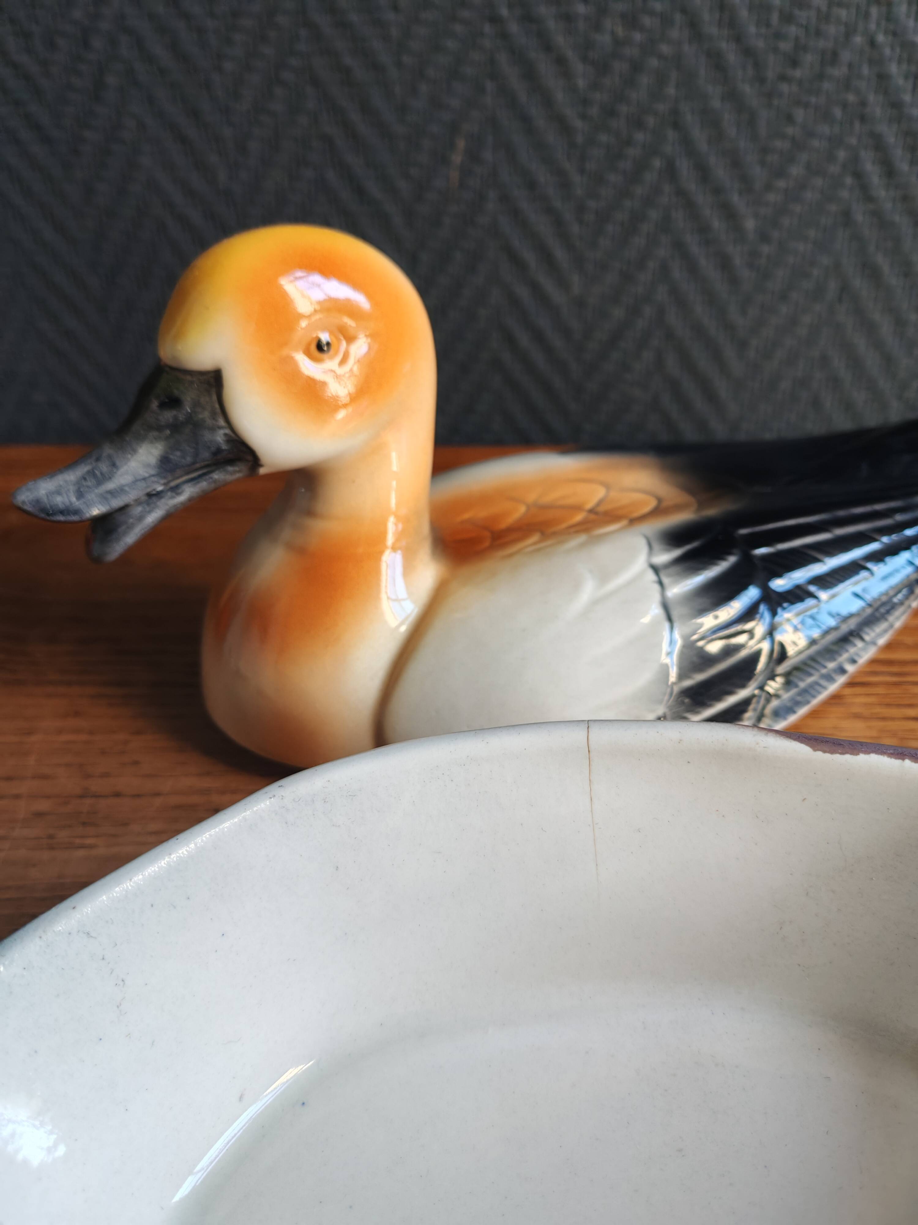 Vintage Duck Terrine in Ceramic – Artisanal Foie Gras Dish