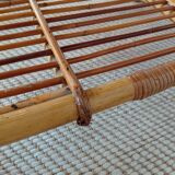 Vintage rattan coffee table