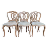 Suite of 6 Louis Philippe style chairs