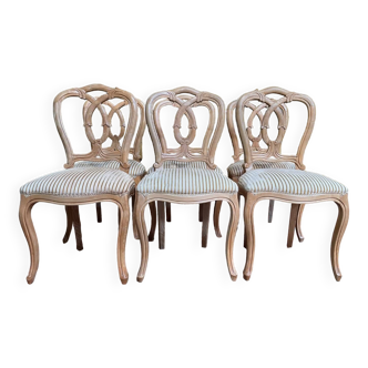 Suite de 6 chaises style Louis Philippe
