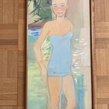 Tableau jeune demoiselle