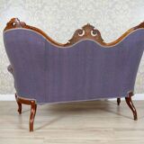 Rococo Revival Walnut Sofa, 1860
