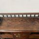Bureau a gradins en bois décoré de pyrogravures XIX siècle