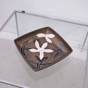 Plat en céramique de sant vicens, france 1970