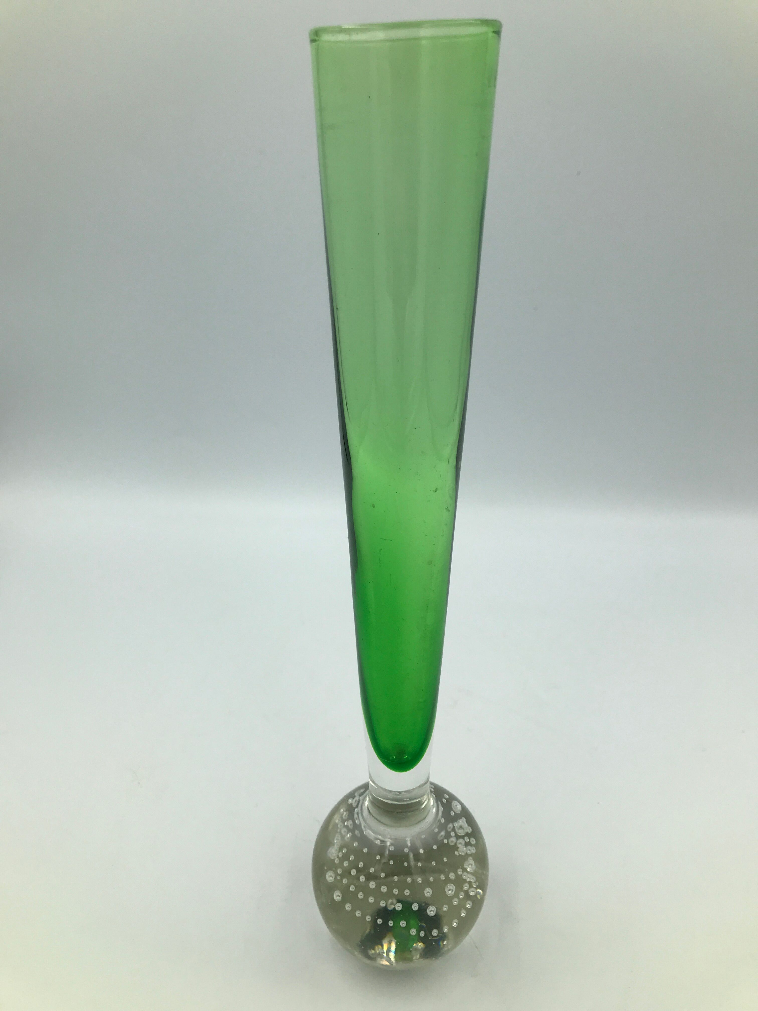Set of 6Ssoliflore in bubbled glass 50s-60s