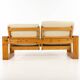 Yngve ekström. two-seater canapé, in pine.