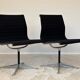 Model EA 105 aluminium chairs by Eames for Herman Miller, 1970s, set of 2