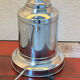 Lampe en métal chromé années 1970