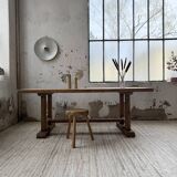 2m elm monastery table