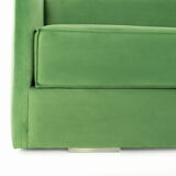 Canapé vert, design scandinave