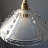 Lot 3 glassware cuts ezan art deco chandelier