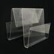 Vintage magazine rack, transparent plexiglass magazine rack