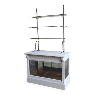 19th century shop window display shelf unit