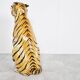 Large ceramic Hand Painted Tiger, 1970's Italy