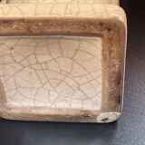 Art Deco cracked ceramic lamp base circa 1930 -