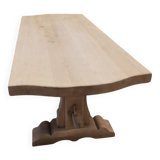 Solid oak monastery table