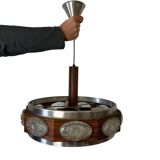 Vintage space age UFO chandelier / 1970s suspension