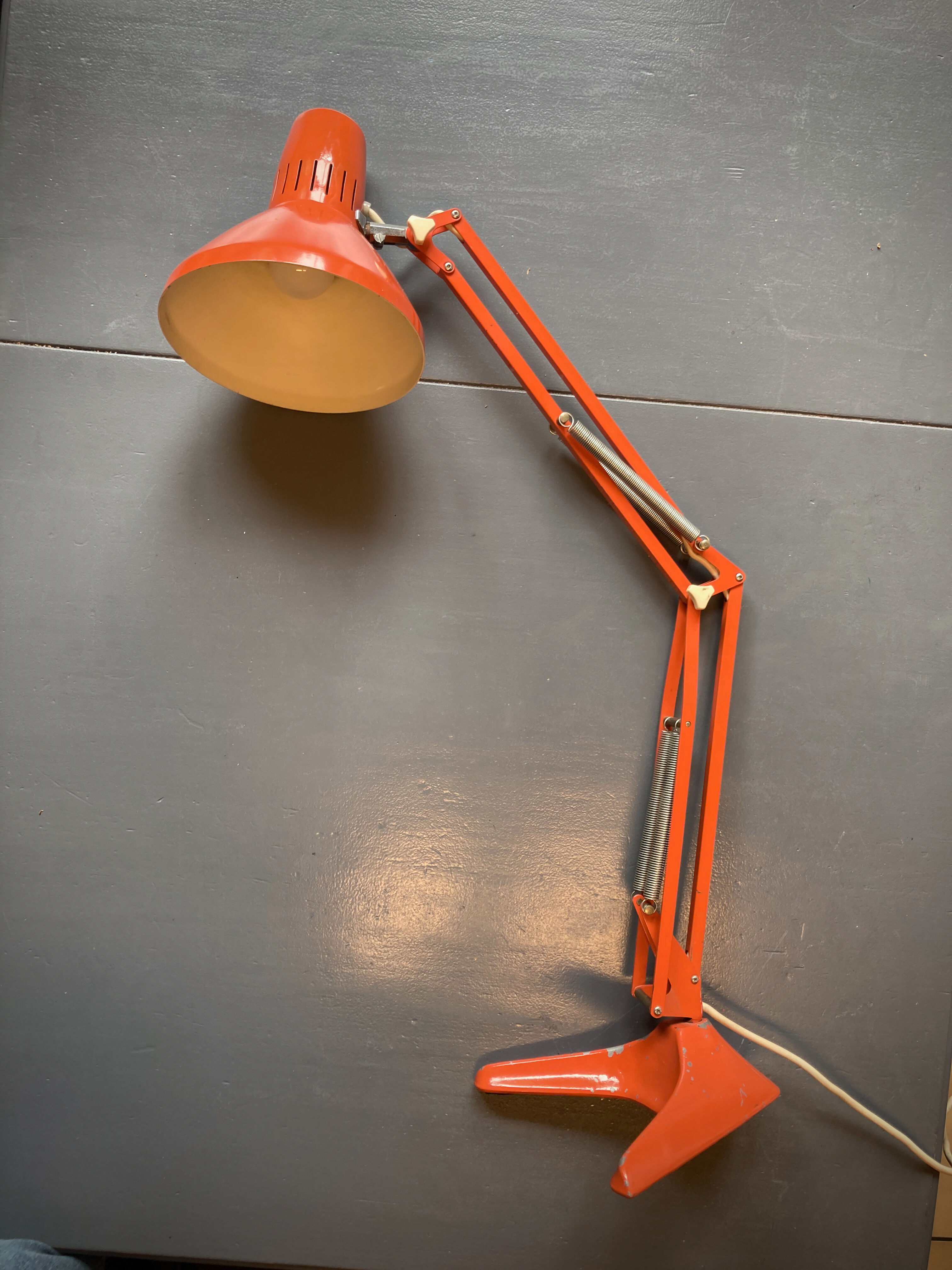 Lampe vintage  industriel de travail Sweden