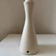 Lamp base with painted leaf decor, Georges Gehel, vintage 1950s