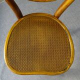 Set of 4 bistro chairs 1910/1930 curved wood, thonet, fischel etc