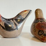 Couple BIRDS Handmade Ceramics MEXICO