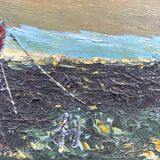 Painting red boats