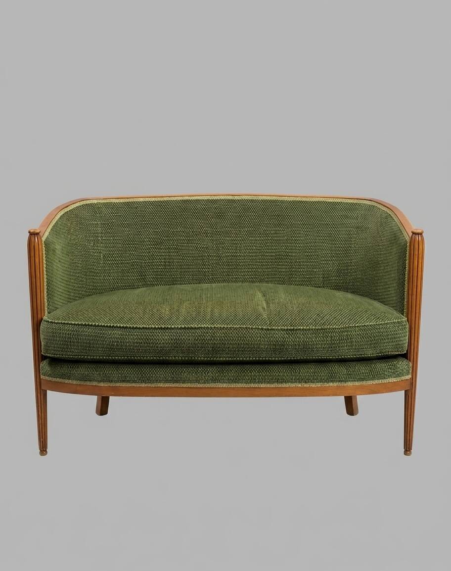 Antique basket canapé