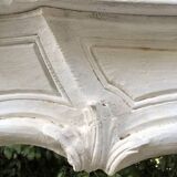 18th century wooden fireplace