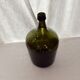 Glass bottle dark green color 5 liters