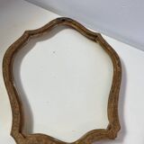 Old wooden mirror