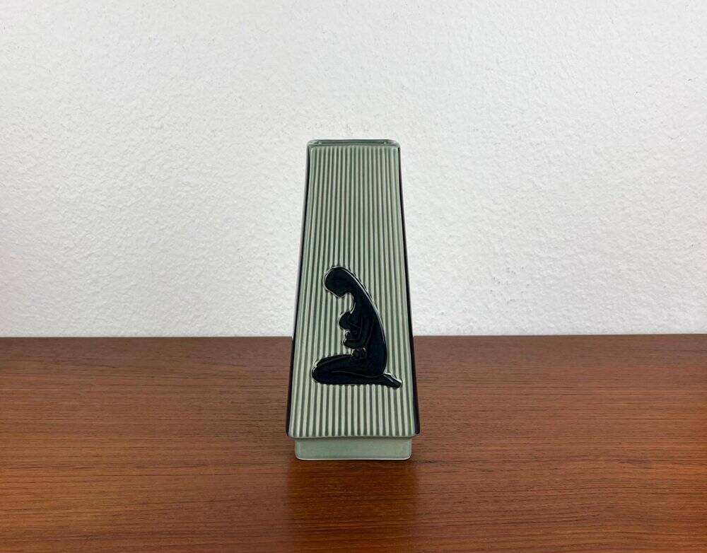 Vase de poterie d'atelier danois Mid-Century de la série You and I par Svend Aage Holm Sørensen pour Søholm, années 1950