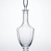 Large crystal decanter from Sèvres, vintage 1970s-1980s.