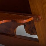 Bureau en teck moderne du milieu du siècle, années 1980