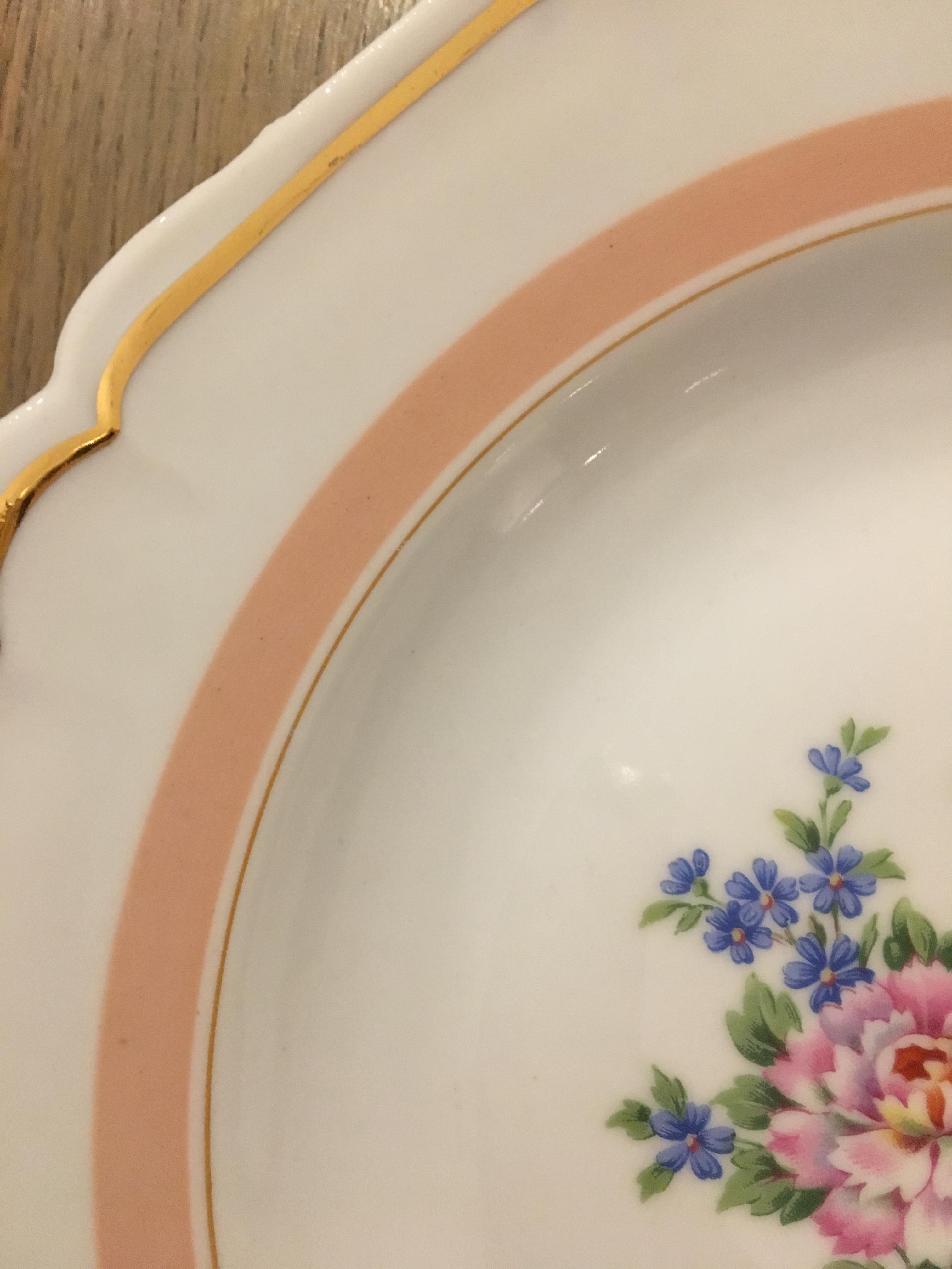Vintage dessert plates