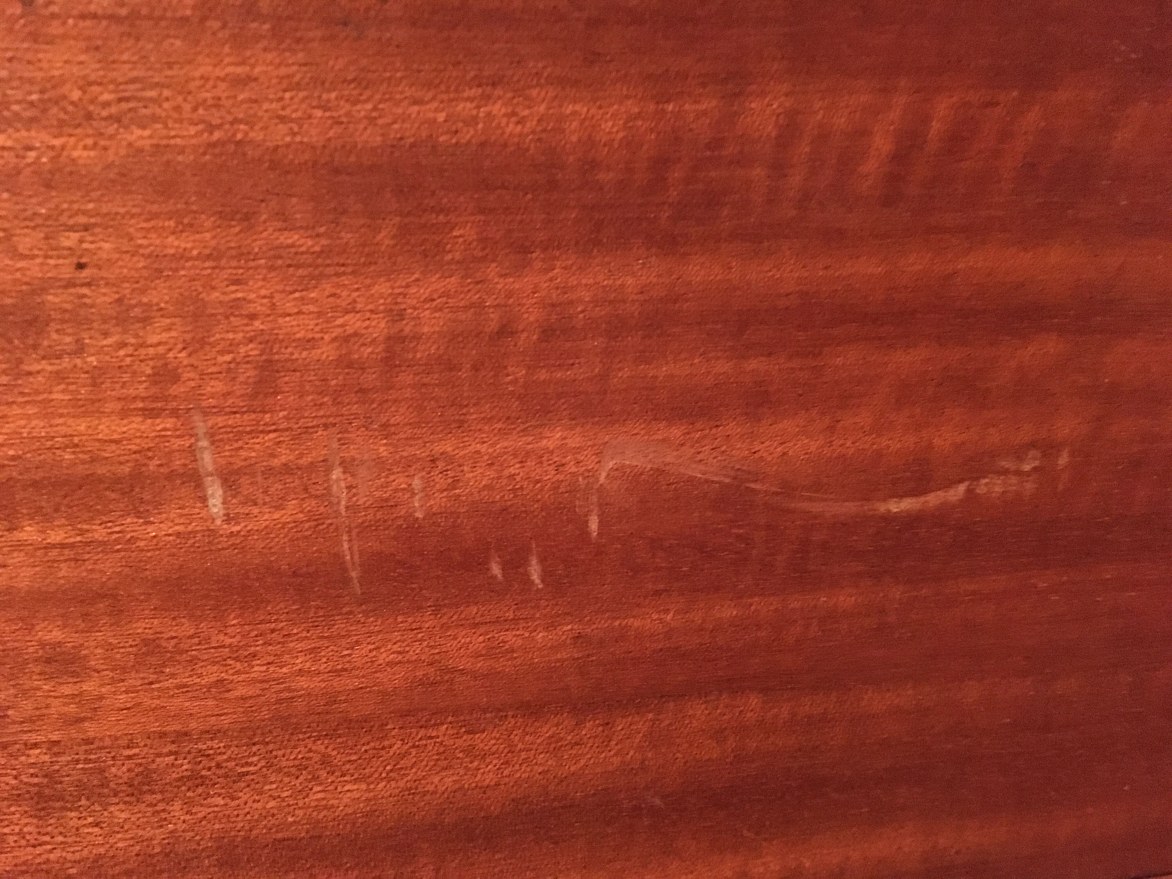 Vintage chest of drawers with spindles feet