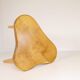 Modern Swedish Scandinavian stool in lacquered birch, 1970s.