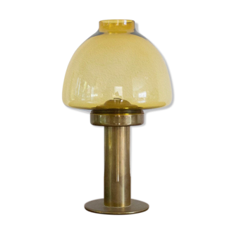 Hans Agne Jakobsson Candle holder Claudia L 102/27, Markaryd Sweden, Brass with Glass