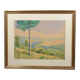 JL PONT (20th century) "Hilly Landscape" Signed watercolour