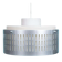 Minimalist 1970s aluminium suspension, mid-century light fixture.
