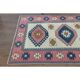 1970s Vintage Turkish Hand-Knotted Wool Cotton Pink Area Rug 120x176
