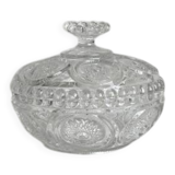 Antique glass fruit bowl