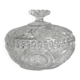 Antique glass fruit bowl