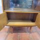 Vintage oak display cabinet from the 60s