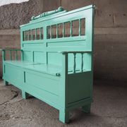 Banc en bois antique, années 1920