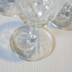 8 glasses with semi-crystal stems