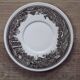 Set of 4 Saucers Quality Retired Villeroy &Boch Black/ White Anjou Design 4655