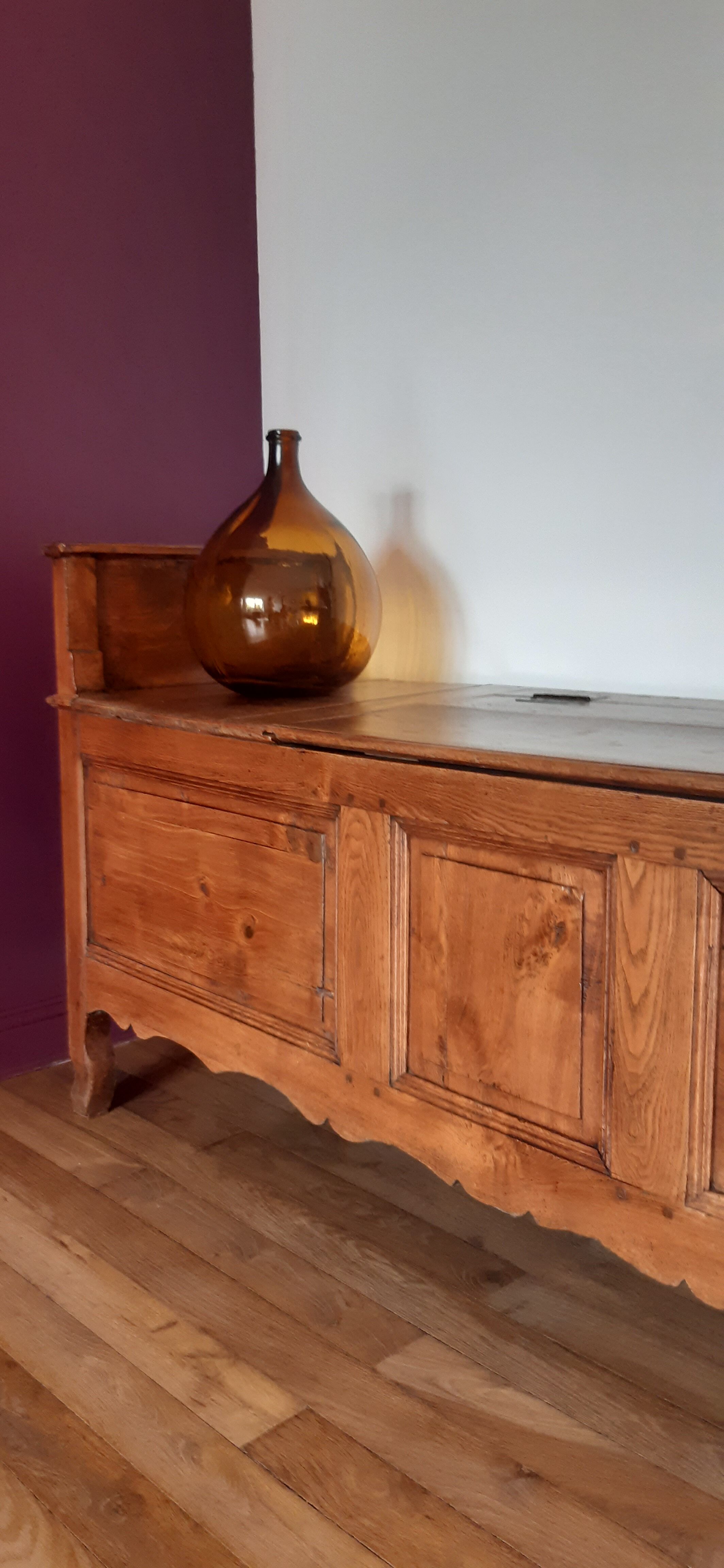 Paire de banc-coffre ou marche bancs début XIXème