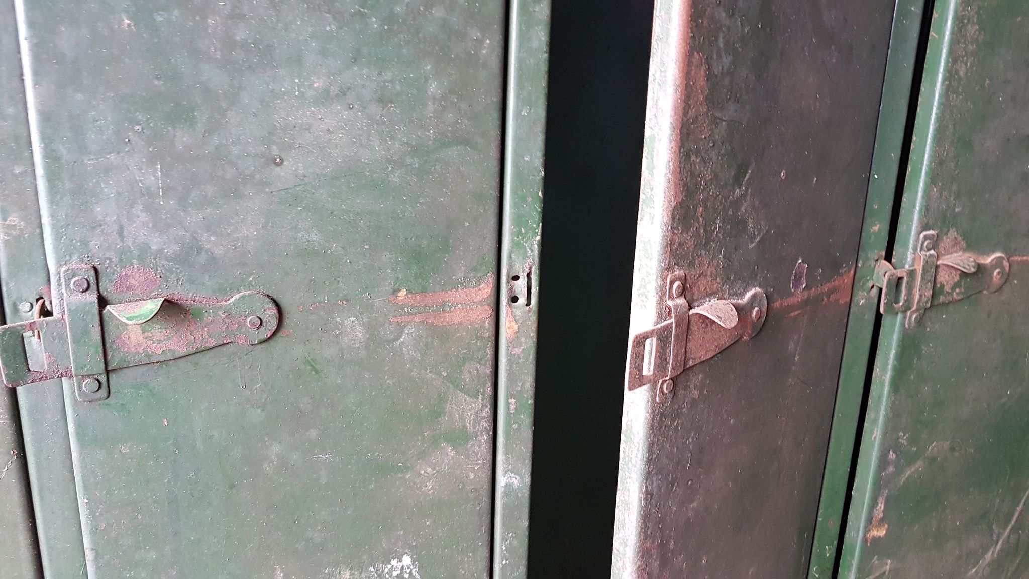 Metal cloakroom 5 lockers 1926 Aux Forges de Vulcain