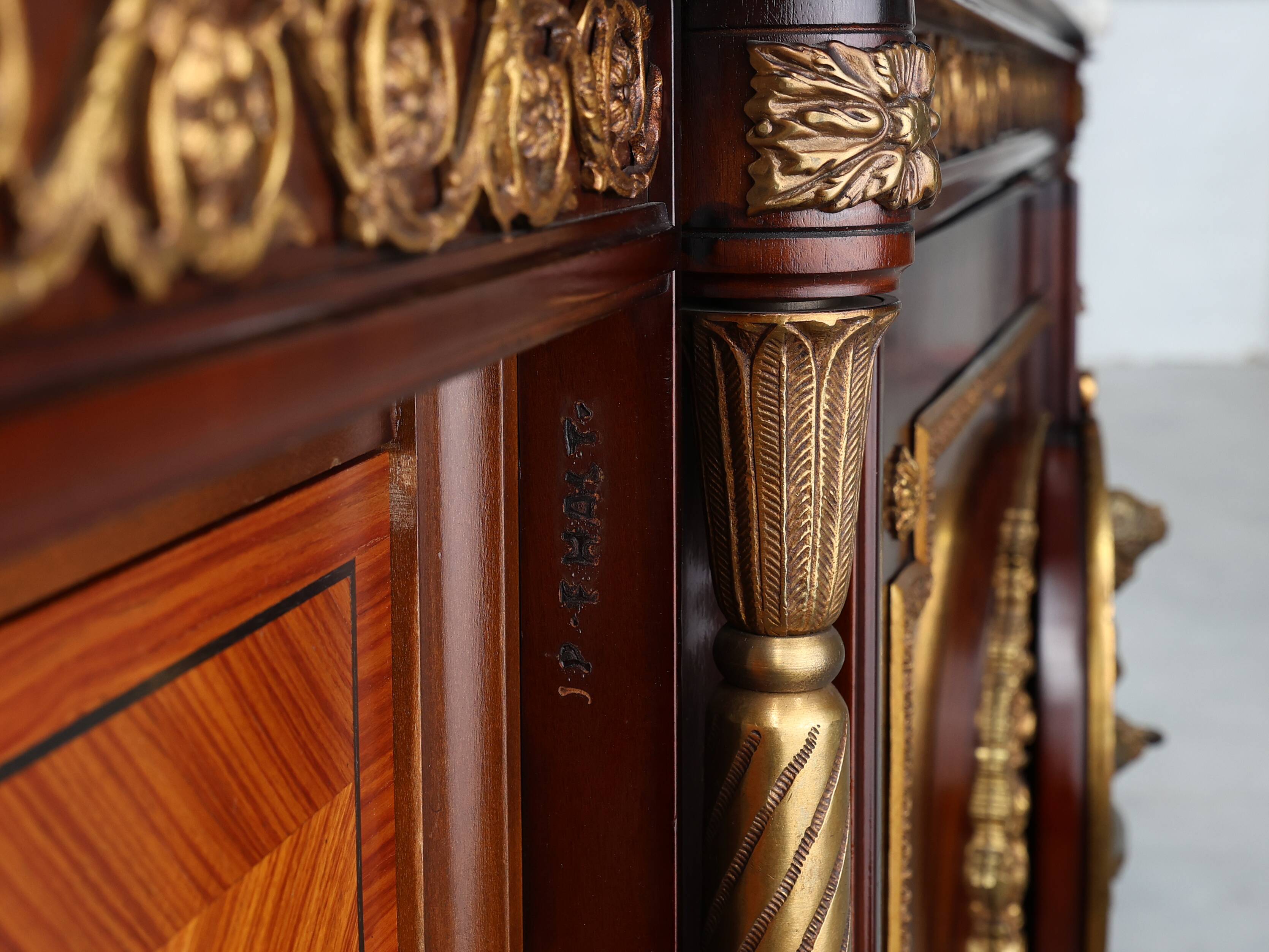 High Quality 20th Century Louis XVI style Mahogany sideboard by E.P. Ehalt